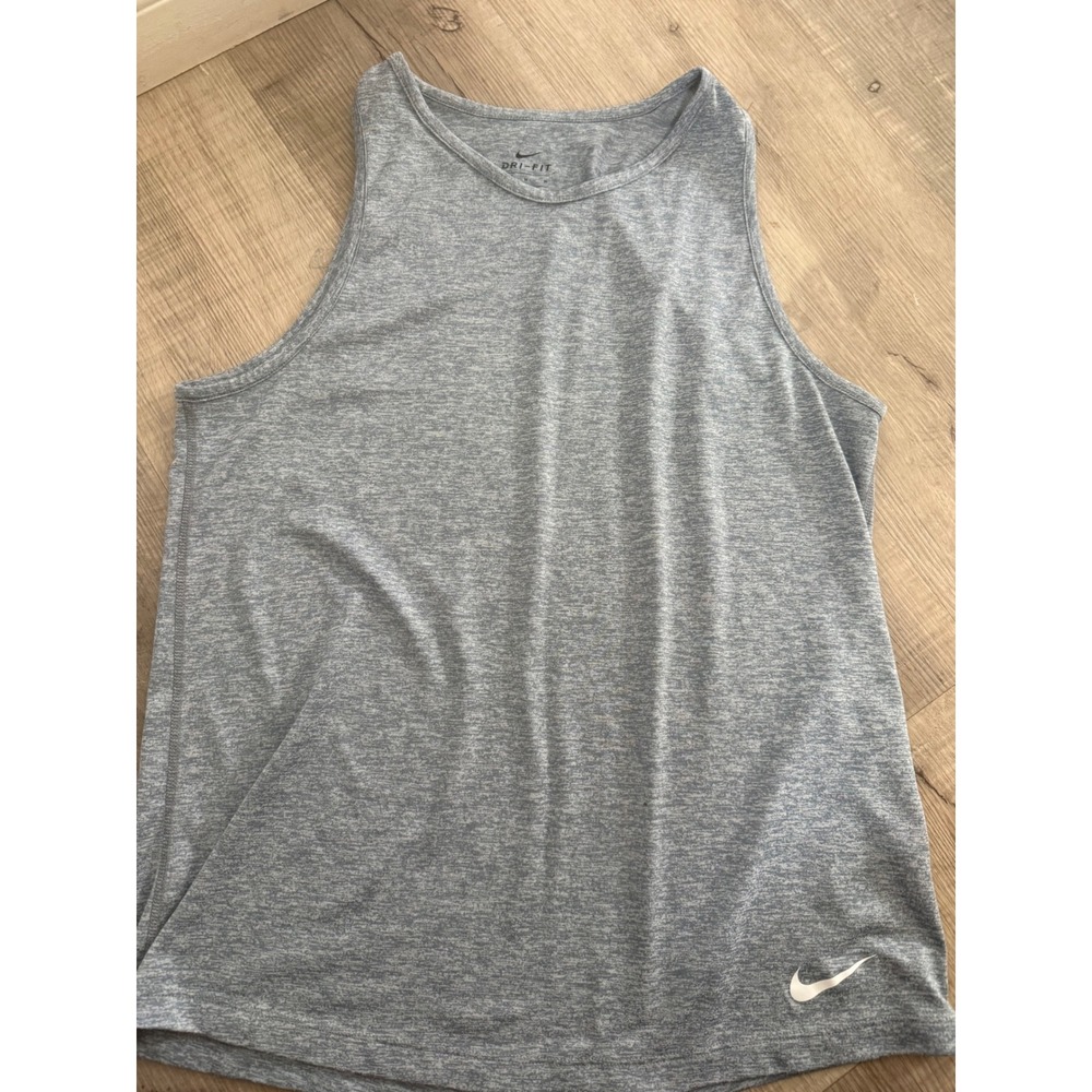 Nike‎ Dri-FIT Heathered Grey Training Tank Top - Women's Size M